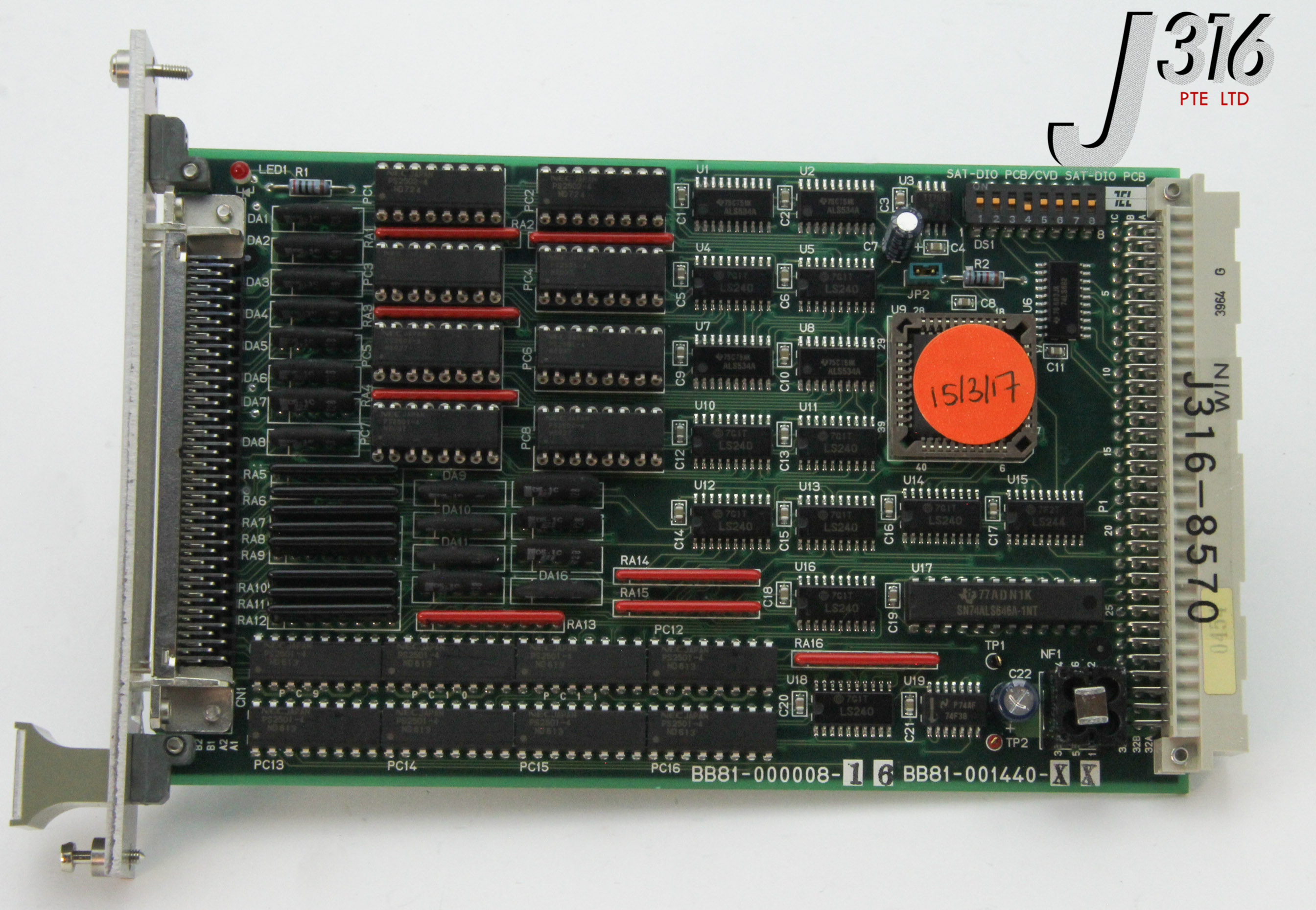 コントローラ 8570 TOKYO ELECTRON PCB SAT-DIO PCB/CVD, BB81-000008-16 BB81